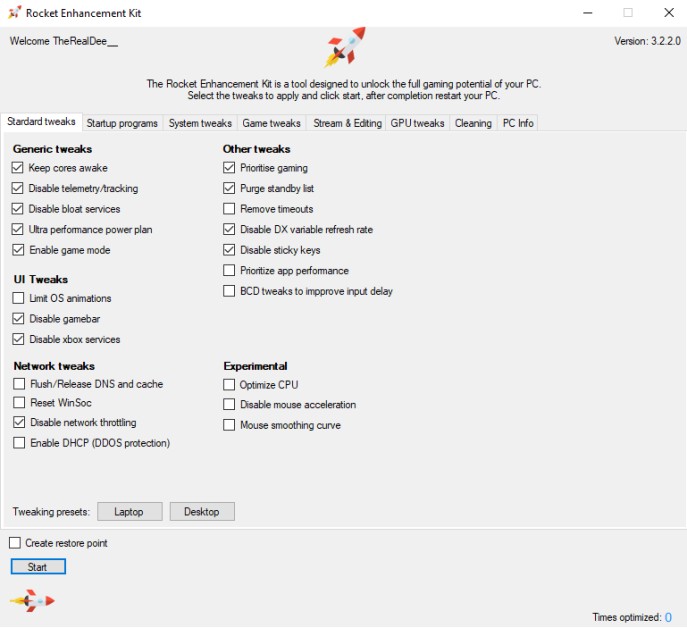 Rocket Enhancement Kit product screenshot